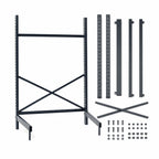 Thumbnail image #3 for Metro SmartLever SM761824-KIT Cantilevered Shelving Starter Unit, Steel, 76-3/8"H, for 24"W x 18"D Shelves