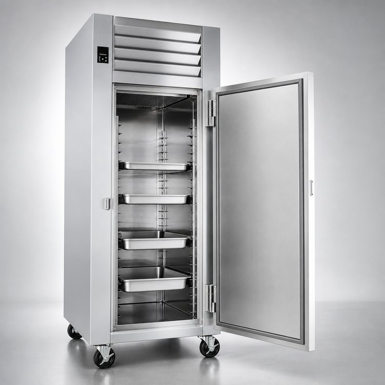 Product image #3 for Traulsen Spec-Line R Series 1-Section Reach-In Hot Food Holding Cabinet with Half-Height Solid Doors, Standard Depth