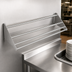 Thumbnail image #3 for Serv-Ware 22-Inch Wall-Mounted Tubular Slant Rack for Dish Tables