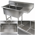 Thumbnail image #3 for John Boos Pro-Bowl 2-Compartment Stainless Steel Sink with Right Drainboard