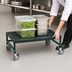 Thumbnail image #3 for QuadPlus Mobile Dunnage Rack with Casters and Louvered Polypropylene Mat, 36