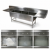 Thumbnail image #3 for John Boos Pro-Bowl Floor Model 3-Compartment Sink with Dual 30-Inch Drainboards, 16-Gauge Stainless Steel