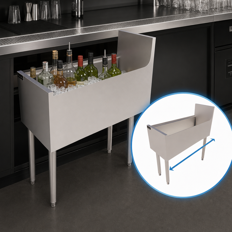 Product image #3 for Tobin Ellis Signature 12-Inch Insulated Extended-Depth Bottle Storage Bin