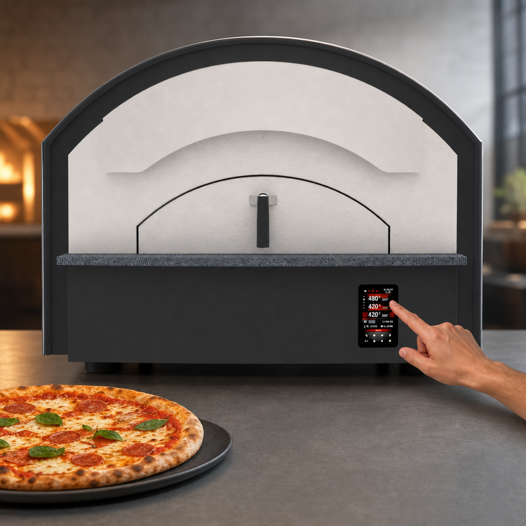 Product image #3 for Trento Alfa Zeno Series Single Deck Countertop Electric Pizza Oven, 6-Pizza Capacity, 18 kW, 240V/60Hz/3-Phase