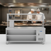 Thumbnail image #2 for Randell RCRBP-88.5 Modular Chef Service Counter Right Section with Breaker Panel, 88.5