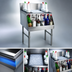 Thumbnail image #3 for Advance Tabco Prestige 25-Inch Wide Stainless Steel Underbar Ice Chest with 10-Circuit Cold Plate