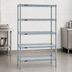 Thumbnail image #3 for EagleGard 5-Tier Stationary Starter Wire Shelving Unit, 60W x 18D x 74H Inches, Hybrid Epoxy Finish