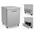 Thumbnail image #3 for Kelvinator Commercial KCHUC27R 27-Inch One-Section Undercounter Refrigerator, 6.5 Cu. Ft., Solid Door, Stainless Steel, Rear-Bottom Self-Contained
