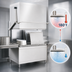 Thumbnail image #3 for MEIKO Point 2 Series DV 270.2 Straight-Thru Door-Type Hot Water Sanitizing Pot and Pan Washer with Built-In Booster