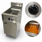 Thumbnail image #3 for Pitco Frialator (Middleby) E35 Electric Floor Fryer, 35 lb Oil Capacity, Full Frypot, Thermostatic Controls, Stainless Steel