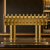 Thumbnail image #3 for Micro Matic Double Pedestal 12-Faucet Countertop Draft Beer Tower, PVD Brass, Glycol Cooled
