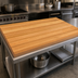 Thumbnail image #3 for John Boos Appalachian Red Oak Full-Length Edge Grain Island Countertop, 72 x 38 x 1-1/2 Inches, Penetrating Oil Finish