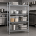 Thumbnail image #3 for Advance Tabco Special Value Series Heavy Duty Chrome Plated Wire Shelf, 42 x 14 Inches