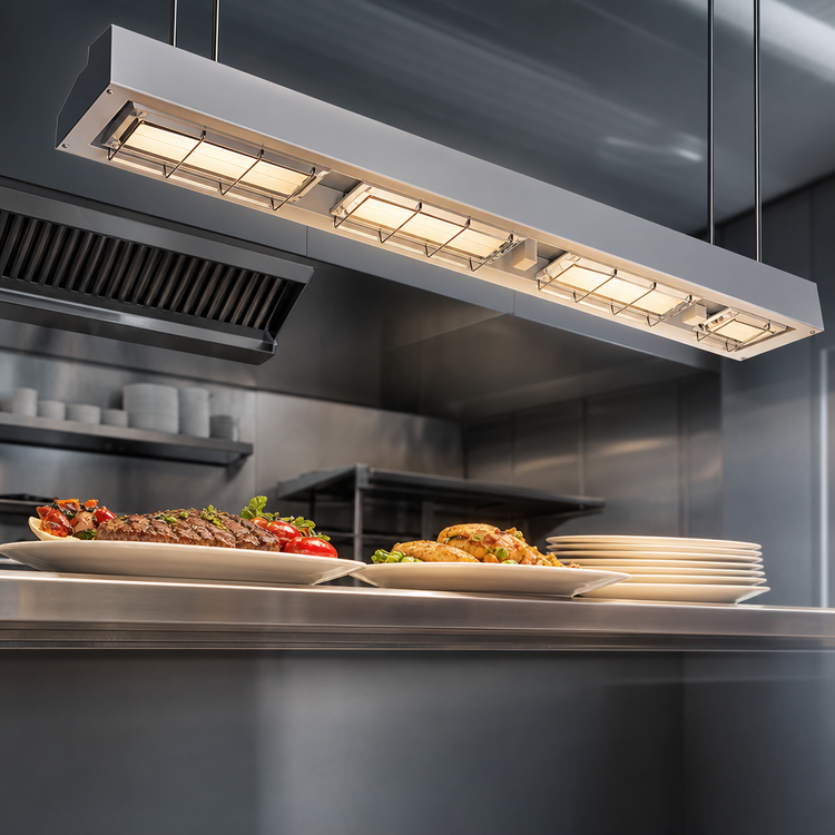 Product image #3 for Hatco Ultra-Glo 30-Inch Lighted Double Infrared Strip Heater
