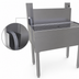 Thumbnail image #3 for 30-Inch Stainless Steel Underbar Beer Drainer with Tubing Chase and Lift-Out Perforated Insert