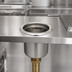Thumbnail image #3 for T&S Brass Deck Mount Stainless Steel Dipper Well Bowl & Drain Assembly with Brass Tailpiece