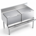 Thumbnail image #3 for Krowne Royal Series Double Speed Rail Locking Cover, 22-Inch Wide, Stainless Steel