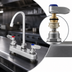 Thumbnail image #3 for T&S Brass Deck Mount Workboard/Bar Sink Faucet with 4-Inch Centers and 4-3/8-Inch Swivel Gooseneck, 2.2 GPM Aerator