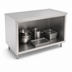 Thumbnail image #3 for John Boos 72 Inch W x 36 Inch D Open Front Stainless Steel Cabinet Base Work Table