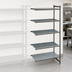 Thumbnail image #3 for Cambro Camshelving Basics Plus 5-Tier Add-On Polymer Shelving Unit, 21-Inch Deep x 30-Inch Wide x 84-Inch High