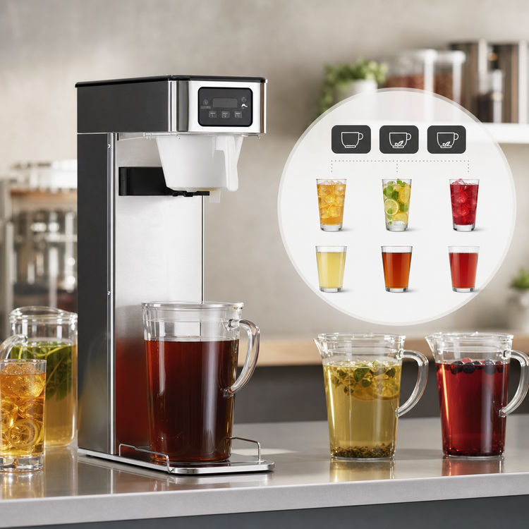 Product image #3 for BUNN ITB Infusion Series Countertop Automatic Tea Brewer, Plumbed, 3 Brew Buttons, 2 Batch Sizes