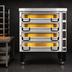 Thumbnail image #3 for PizzaMaster PM 914ED Full-Size 4-Deck Electric Stone Hearth Pizza Oven with Ceramic Clay Stones