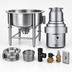 Thumbnail image #3 for InSinkErator SS-500 5 HP Commercial Food Waste Disposer Package with 18-Inch Bowl, 6-5/8-Inch Inlet and Manual Switch