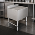 Thumbnail image #3 for John Boos Freestanding Open-Base Underbar Drainboard with Top Drain and Removable Perforated Insert, 24 x 21 x 32-1/2 Inches