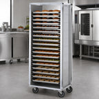 Thumbnail image #3 for Dinex DXP841S Closed-Side Aluminum Pan Rack, Side-Loading, 41-Tray Capacity, for 18 x 26-Inch Trays, 1-1/3-Inch Spacing