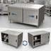 Thumbnail image #3 for BK Resources Dual Access Stainless Steel Chef Table with Cabinet Base, 48 x 24 Inches