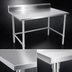 Thumbnail image #3 for John Boos Stallion 72-Inch x 30-Inch Stainless Steel Work Table with 5-Inch Backsplash