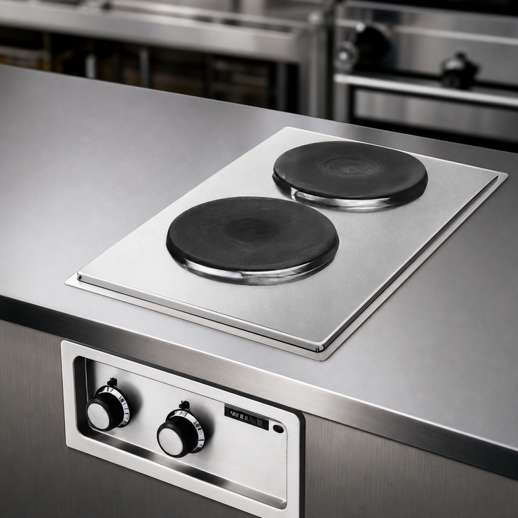 Product image #3 for Wells H-706 Built-In Electric Hotplate with Two 9-Inch Solid Cast Iron Elements