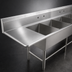 Thumbnail image #3 for John Boos Pro-Bowl 4-Compartment Stainless Steel Sink with Dual 30-Inch Drainboards, 30