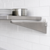 Thumbnail image #3 for Eagle Group 18 Inch Right-Hand Single Knob Stainless Steel Shelf Bracket for Cantilevered Shelving