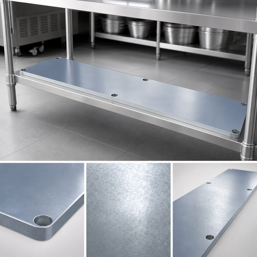 18-Gauge Galvanized Steel Construction