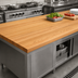 Thumbnail image #3 for Appalachian Red Oak Edge Grain Island Countertop, 96 x 30 x 1-1/2 Inch, Oil Finish