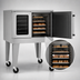 Thumbnail image #3 for Southbend Platinum Single Deck Bakery Depth Gas Convection Oven with Touch Controls and Dependent Doors