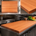 Thumbnail image #3 for Boos Block American Cherry Edge Grain Kitchen Countertop, 36 x 32 x 1-1/2 Inch, Penetrating Oil Finish
