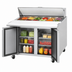 Thumbnail image #3 for Everest Refrigeration EPR2 Two-Section Sandwich Prep Table, 47-1/2 Inch Wide, Side-Mounted Self-Contained Refrigeration