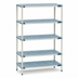 Thumbnail image #3 for MetroMax i 5-Tier Rust-Proof Starter Shelving Unit with Open Grid Polymer Shelves, 24W x 24D x 74H