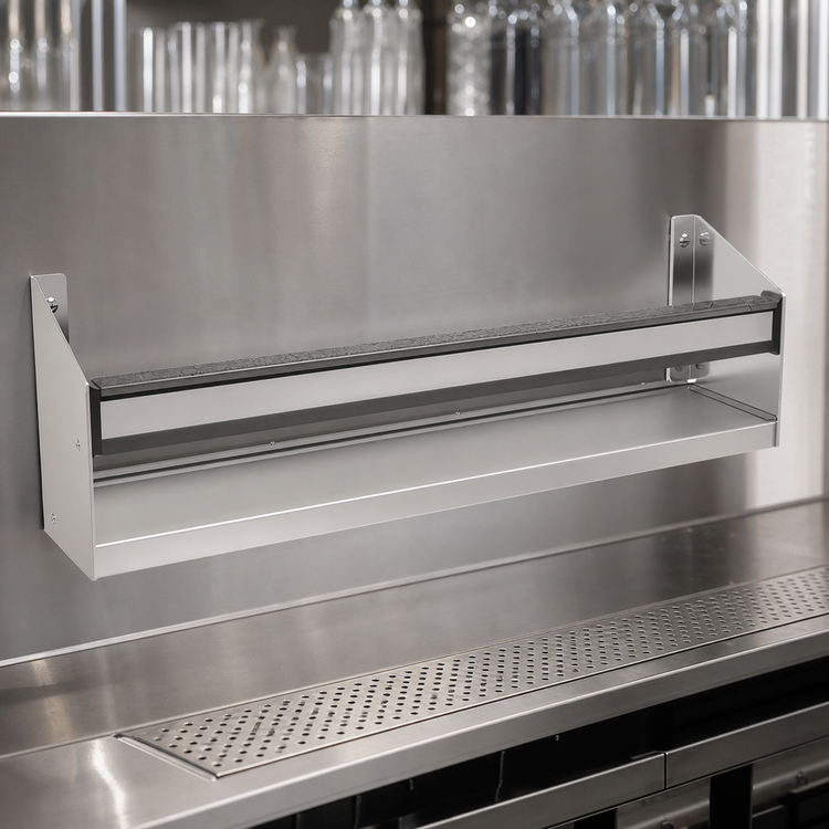 Product image #3 for Glastender 25-Inch Single Stainless Steel Speed Rail