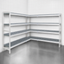 Thumbnail image #3 for Fermostock 4-Tier Corner Expansion Polymer Shelving Unit Kit, 47