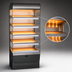 Thumbnail image #3 for Alto-Shaam Halo Heat 36-Inch Self-Service Heated Shelf Merchandiser, Floor Model, 5 Shelves