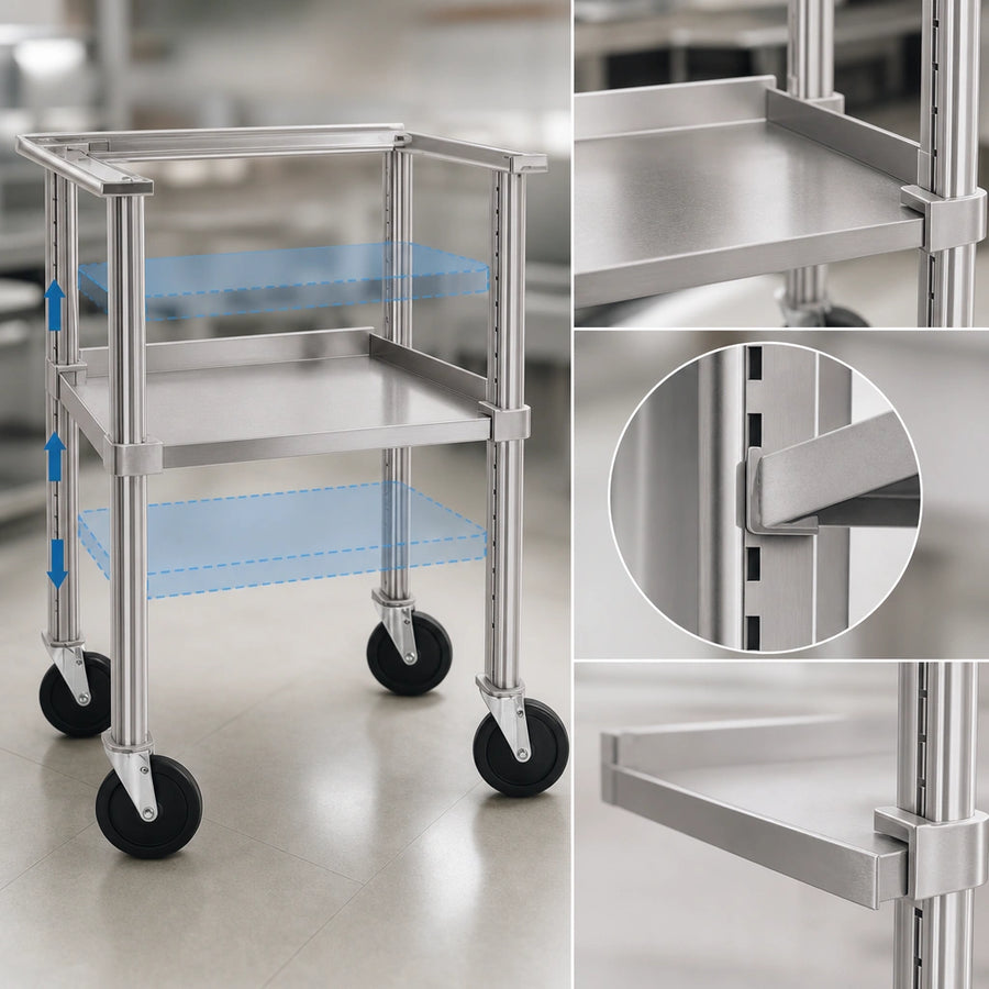 Adjustable Stainless Steel Shelf