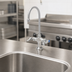 Thumbnail image #3 for T&S Brass EverSteel Stainless Steel Single-Hole Deck-Mount Mixing Faucet with 5 3/4-Inch Gooseneck