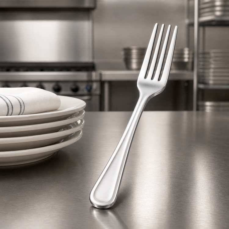 Product image #3 for Avalon 8-Inch Extra-Heavy Weight Table Fork, 18/8 Stainless Steel, Mirror Finish
