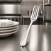 Thumbnail image #3 for Avalon 8-Inch Extra-Heavy Weight Table Fork, 18/8 Stainless Steel, Mirror Finish