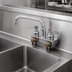 Thumbnail image #3 for OptiFlow Heavy Duty Shallow Splash-Mount Solid Body Faucet with 14-Inch Swing Spout, 4-Inch Centers