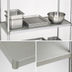 Thumbnail image #3 for Eagle Valu-Master 42 Inch x 21 Inch Solid Commercial Shelf, Gray Epoxy-Coated Galvanized Steel