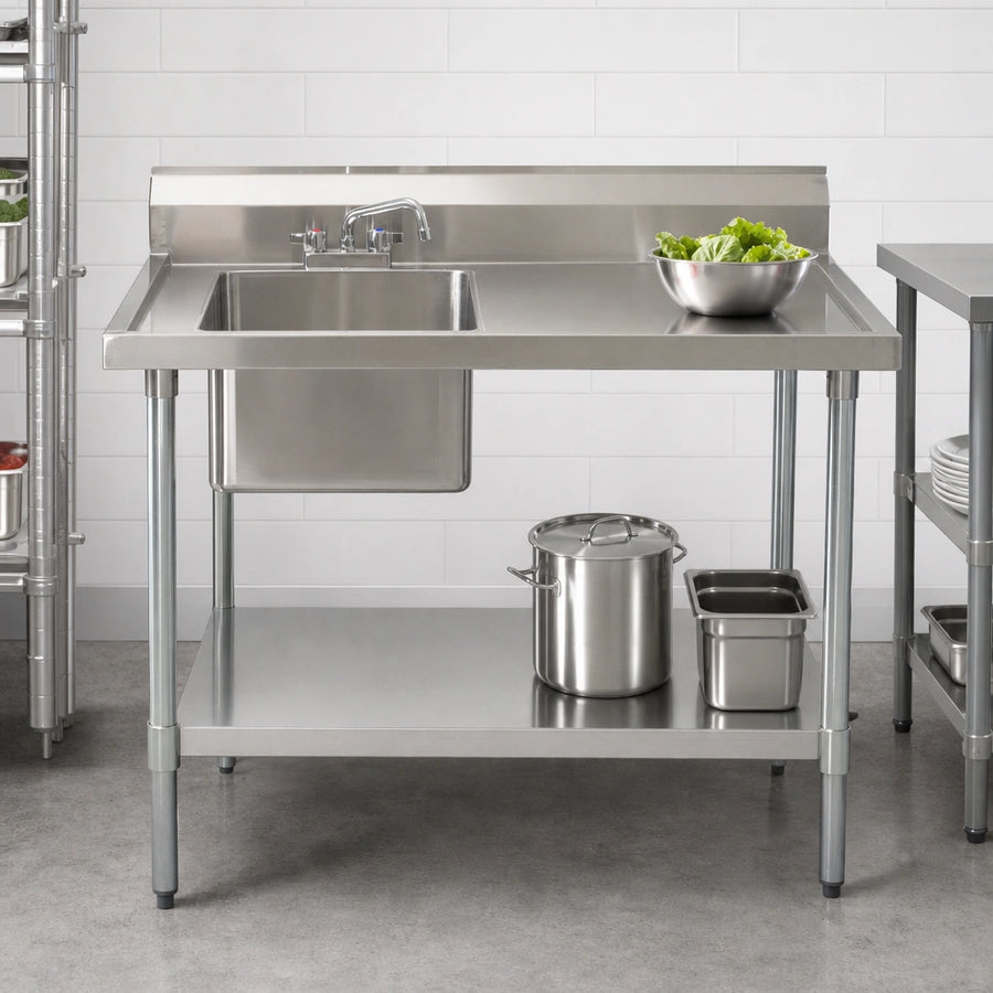 Left-Side Prep Sink